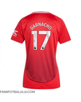 Manchester United Alejandro Garnacho #17 Tricou Fotbal Replică 2024-25 Femei Acasa